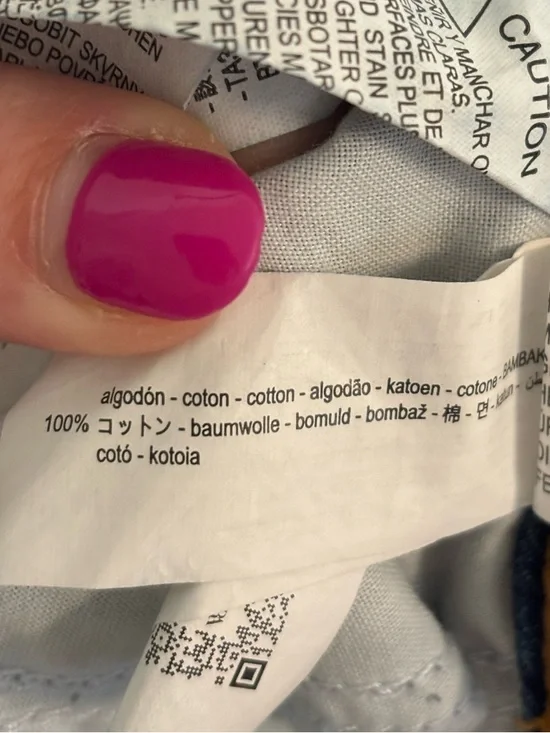 ZARA 100% Cotton Mid Waist Straight Leg Cut Out Jeans (no chain) - Picture 7 of 7